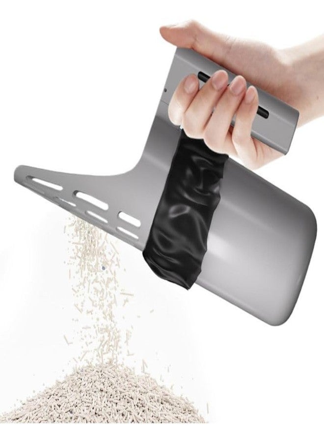 KittuPet مجرفة فضلات القطط البلاستيكية المتينة من كيتوبيت - مجرفة فضلات قوية وخفيفة الوزن للقطط - Image 5